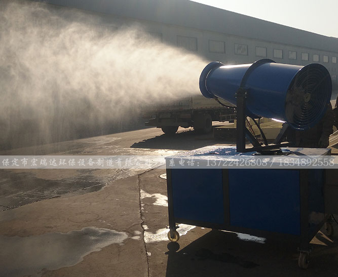 河北保定唐縣匯銀木業(yè)有限公司—HRD-PW30霧炮機案例